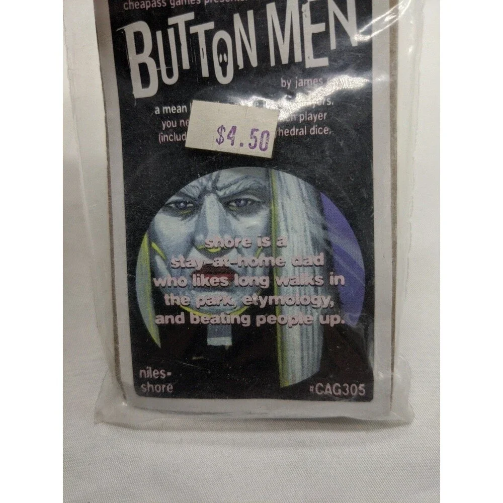Cheap Ass Games Button Men Freaks Niles Shore